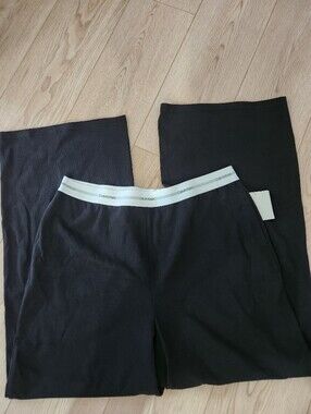 Calvin Klein Black Stretch Leggings with Branded Waistband